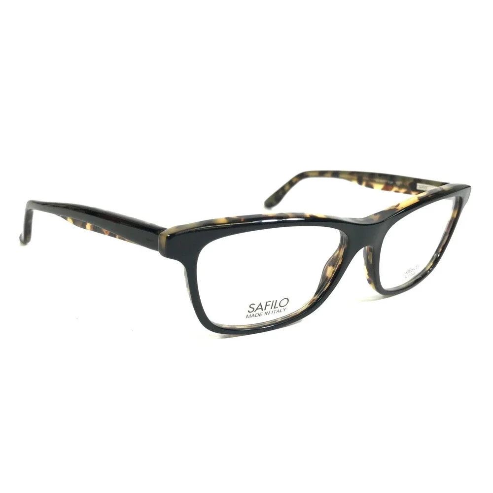 Elasta by Safilo Eyeglasses Frames SA6037 PXP Black Tortoise Full Rim 50-15-135